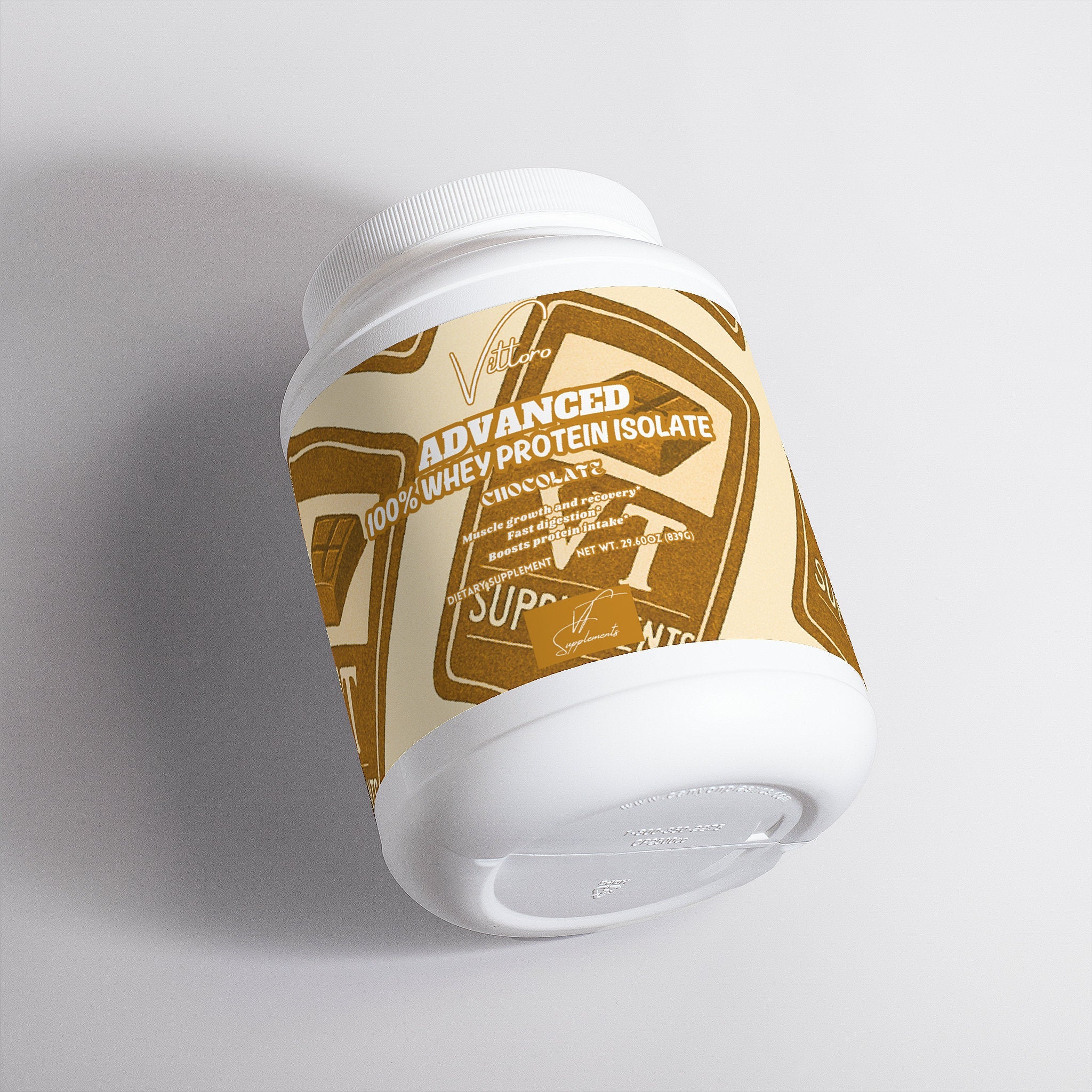 Advanced Whey Protein Isolate (Chocolate Flavoured) - Vittoro