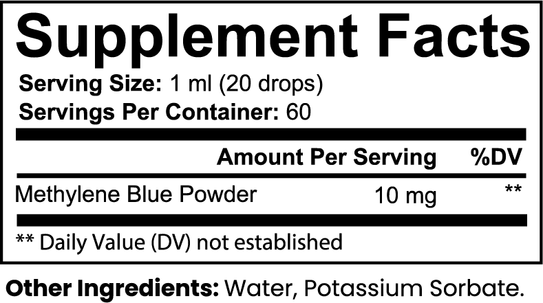 Ultra Methylene Blue Drops - Vittoro