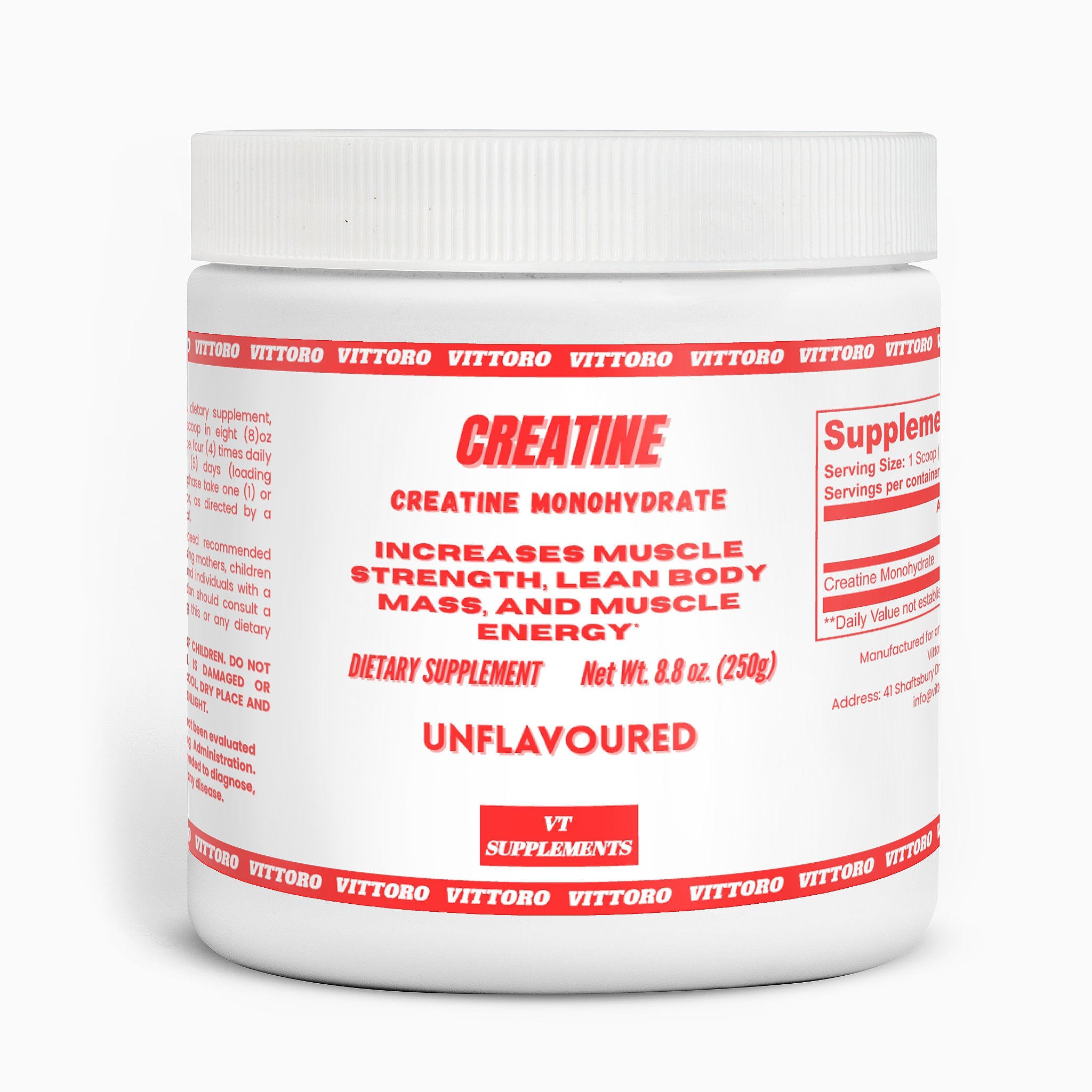 Unflavoured Creatine - Vittoro