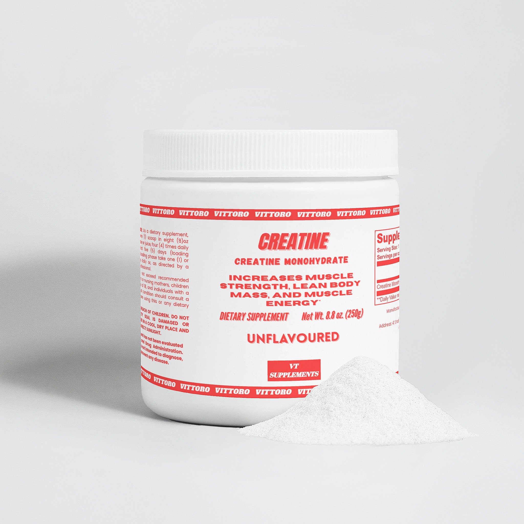 Unflavoured Creatine - Vittoro